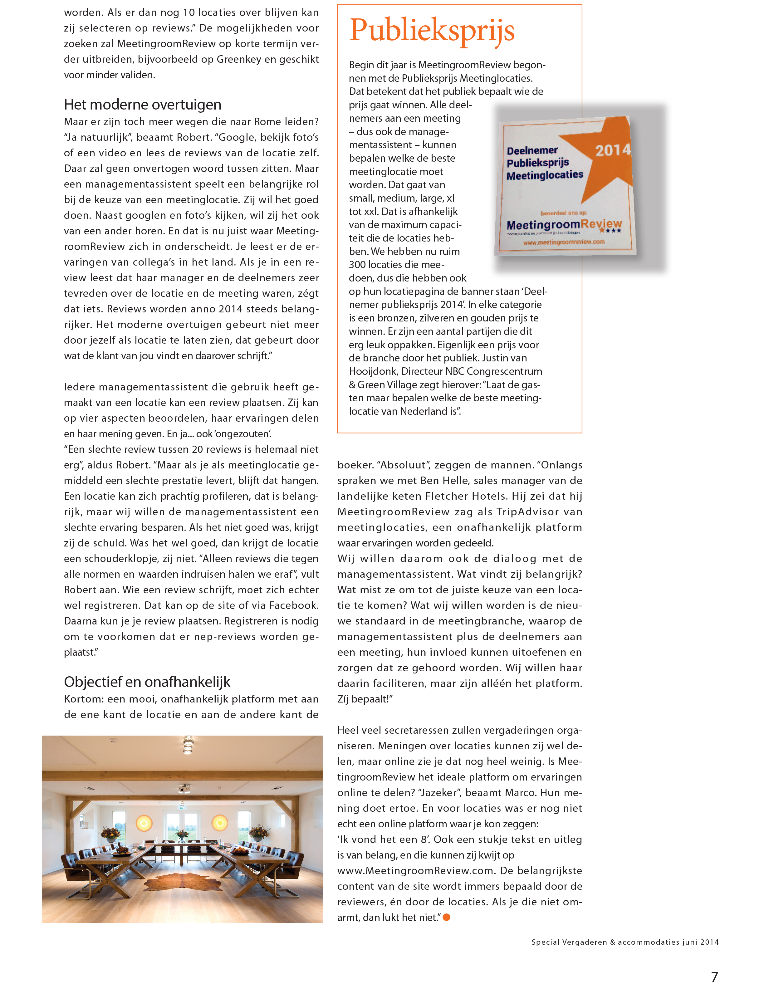 Interview MeetingReview in Management Support pagina 2
