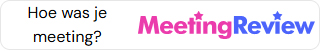 MeetingReview widget voor communicatie - rechthoek klein zonder reviewscore
