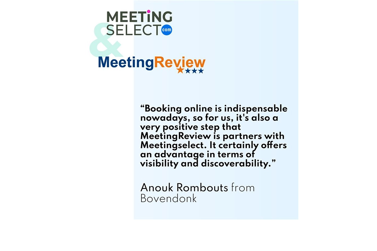 Meeting Booking Widget van Meetingselect nu gekoppeld op MeetingReview