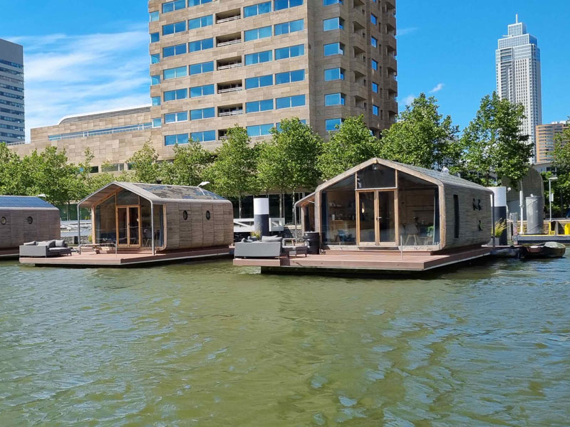 Wikkelboat & The Red Apple Marina, Rotterdam